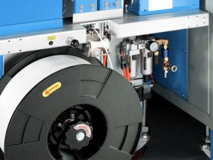 Páskování kartou a vlnité lepenky TP-503CQ3-T-automatické zavedení pásky