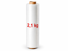 Ruční stretch fólie pro balení a fixaci zboží o hmotnosti 2,1 kg