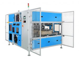 Páskovací stroj na páskování kartonu TP-CIL - oploceni stroje