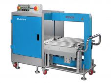 Automatický průchozí páskovací stroj TP-503YPR je určen k bočnímu páskování