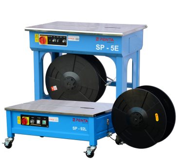 Poloautomatický páskovací stroj SP-5E a SP-92L ve snížené verzi